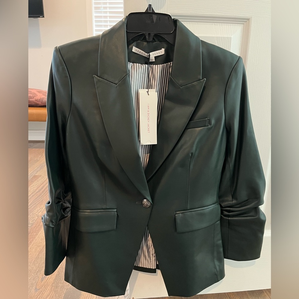 Veronica Beard Vegan Leather Jacket